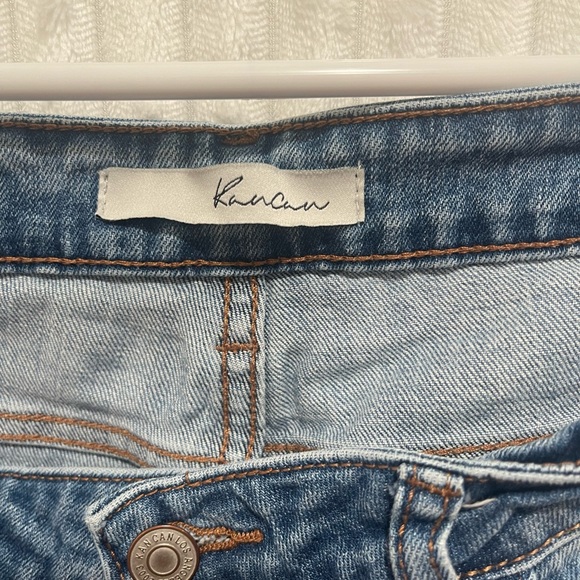 Kancan Straight Leg Distressed Jeans Size 29 - Picture 3 of 7